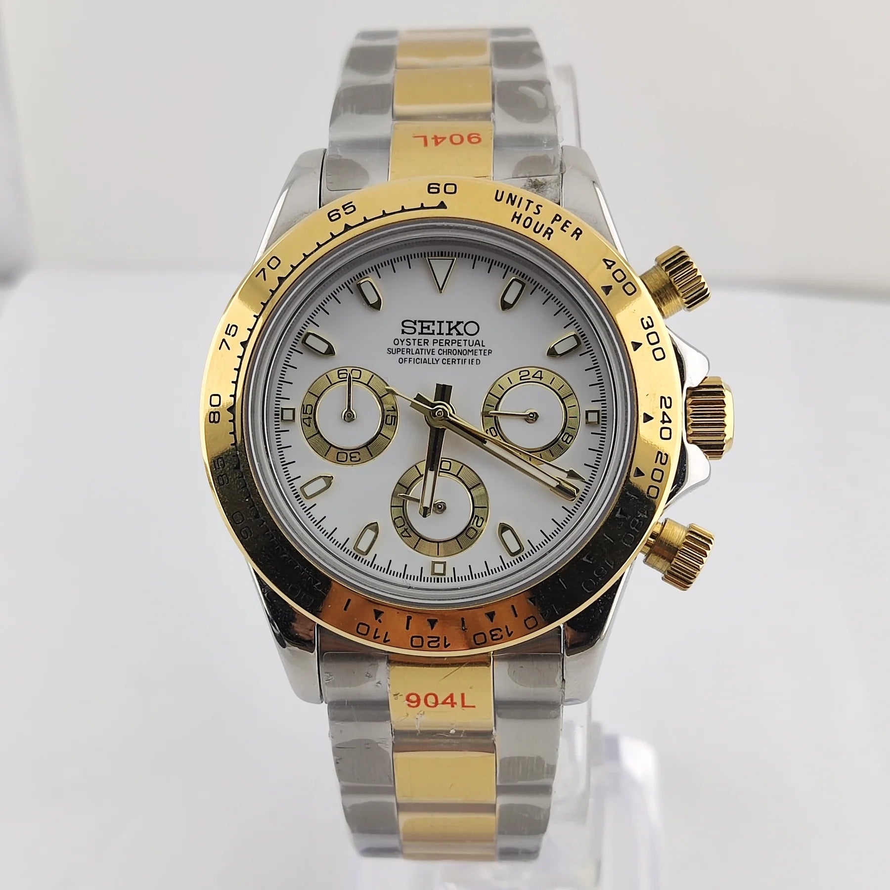 Custom Watch Seitona Gold Steel