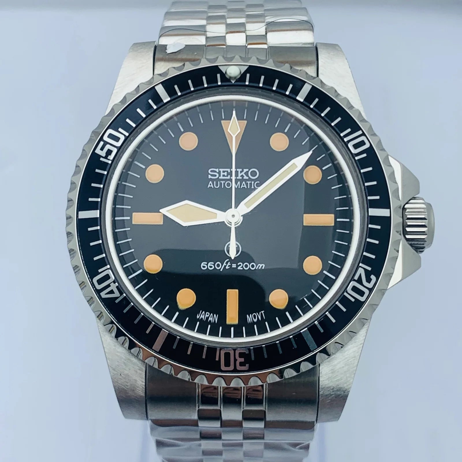 Custom Watch Seimariner Steel Band