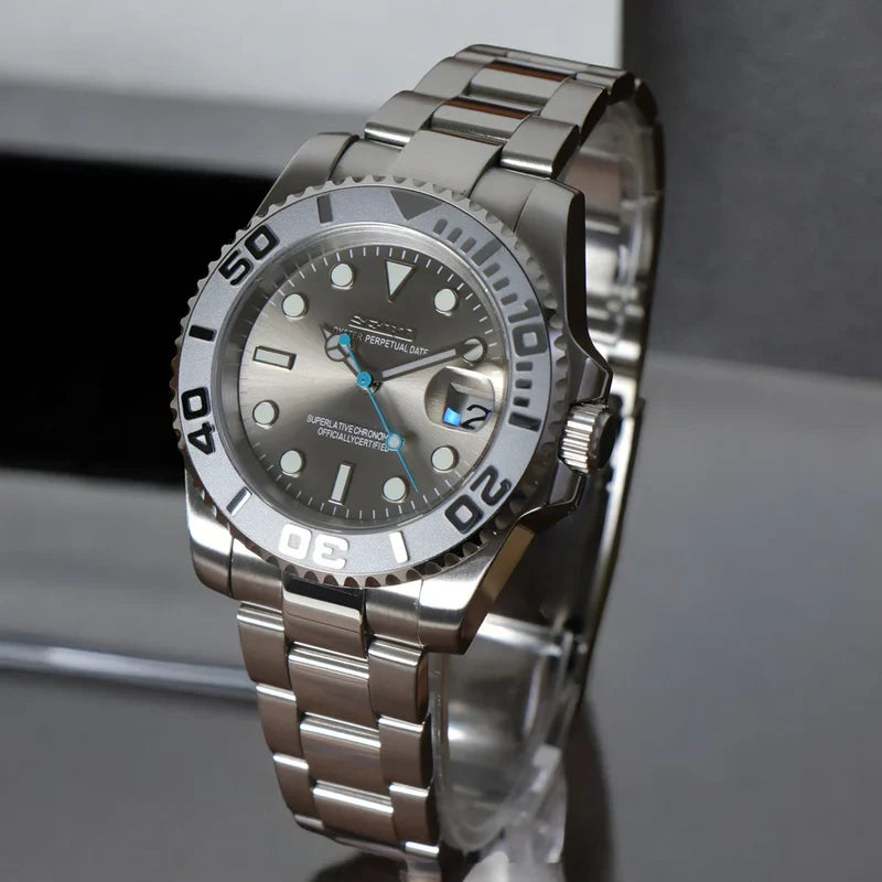 Custom Watch Seimariner Silver