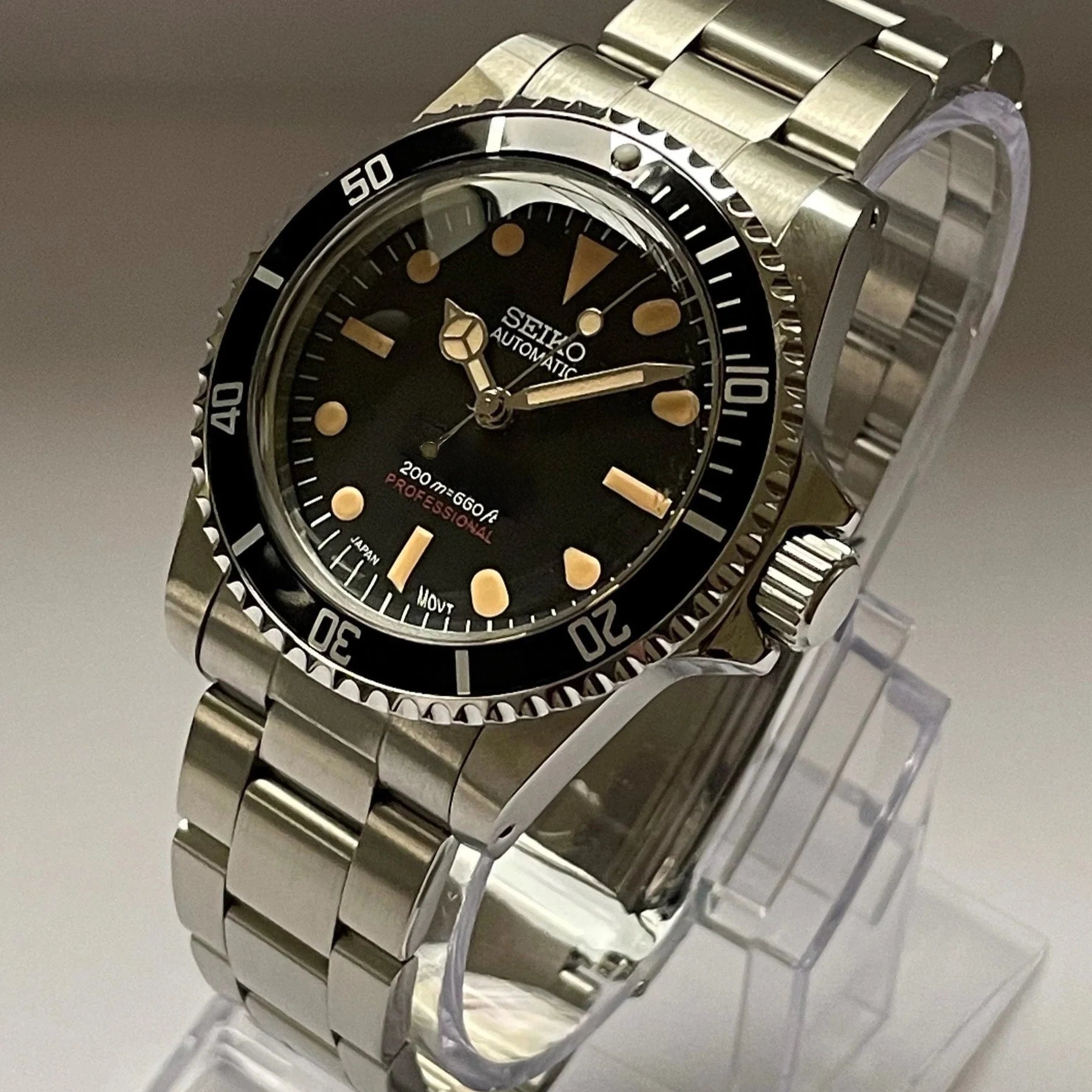Custom Vintage Milsub Watch Steel