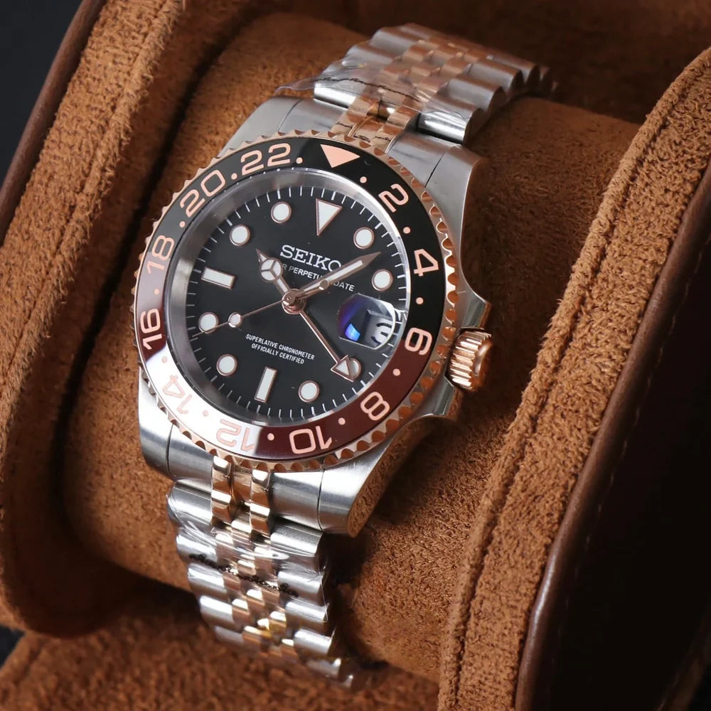 Custom Watch Gmteiko Rose Gold Steel