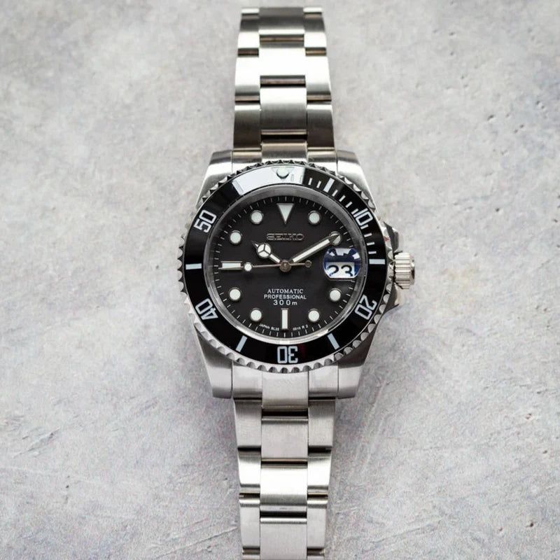 Custom Watch Seimariner Black