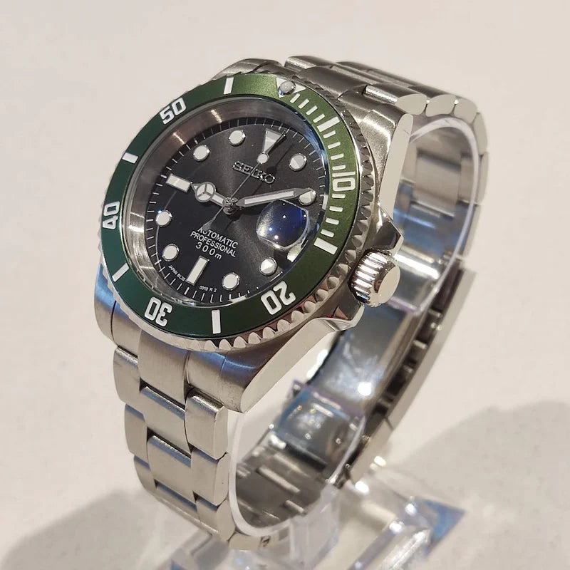 Custom Watch Seimariner Green