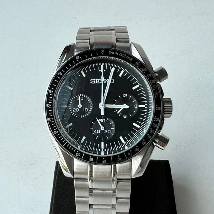 Custom Watch Seimaster Black White