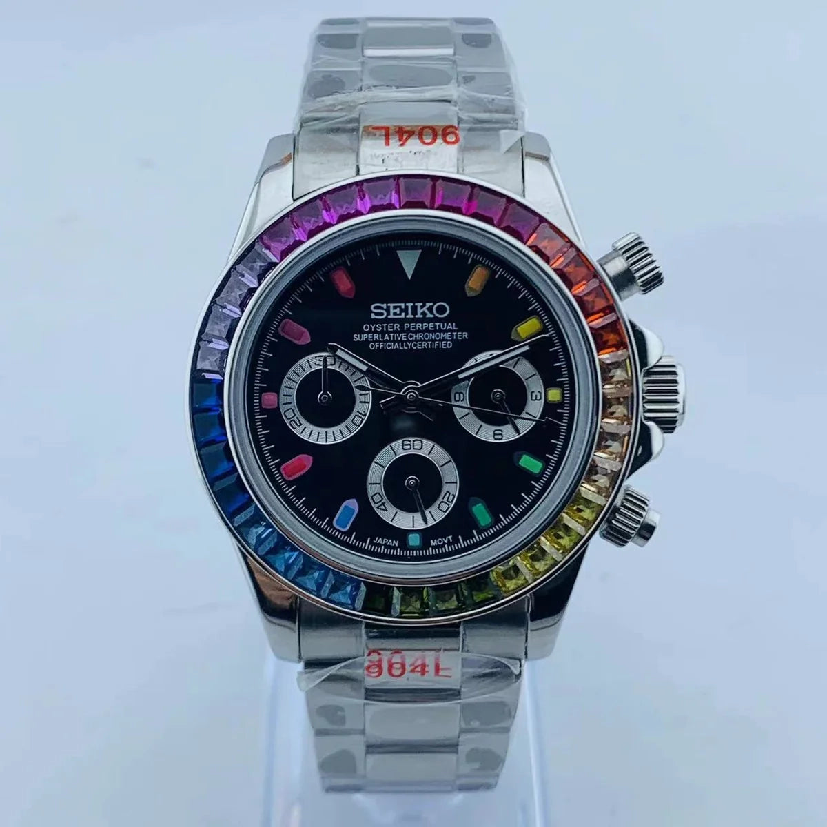 Custom Watch Seitona Gray Daimond