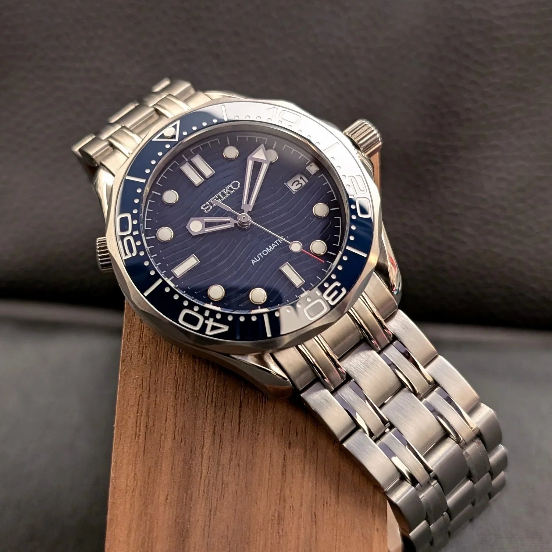 Custom Watch Seimariner Sea Blue
